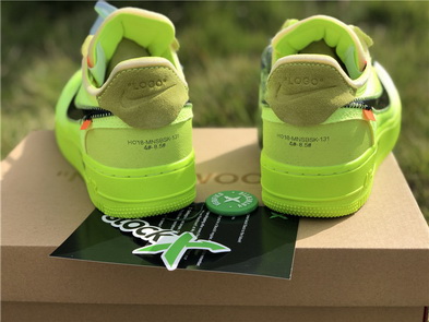 OFF-WHITE x Nike Air Force 1 “Volt”(women)-010