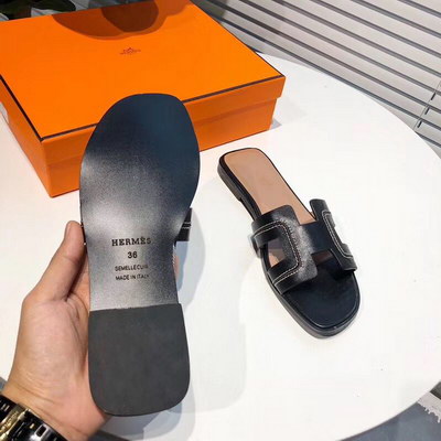 H**mes slippers women(aaa)-004