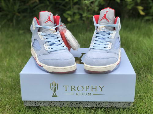 Trophy Room x Air Jordan 5 “Ice Blue”