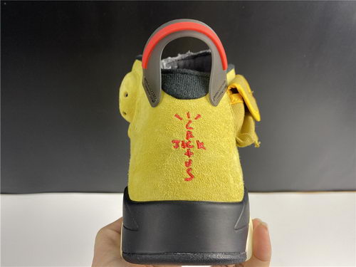 Travis Scott x Air Jordan 6 yellow