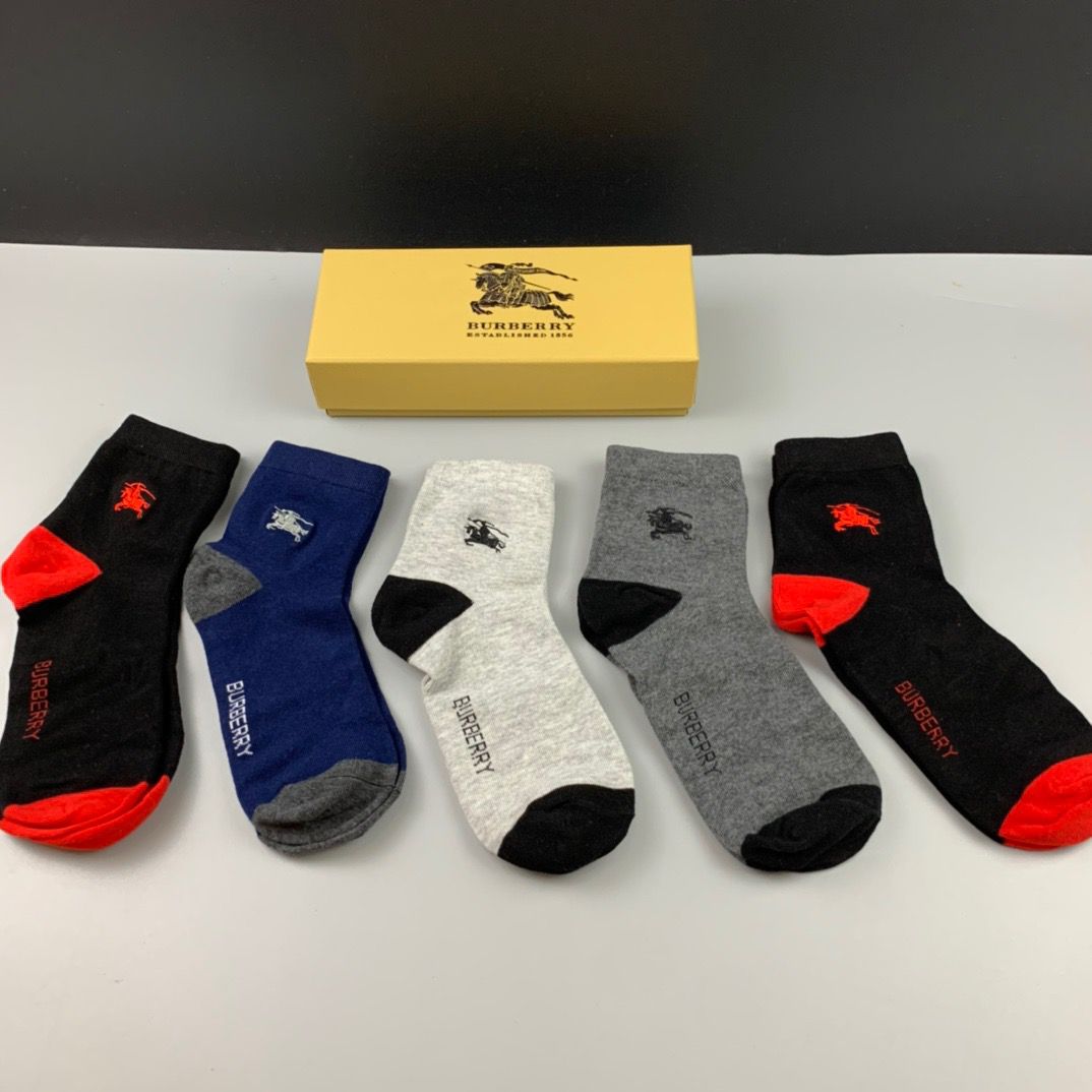 B**rry socks(5 pairs)-001