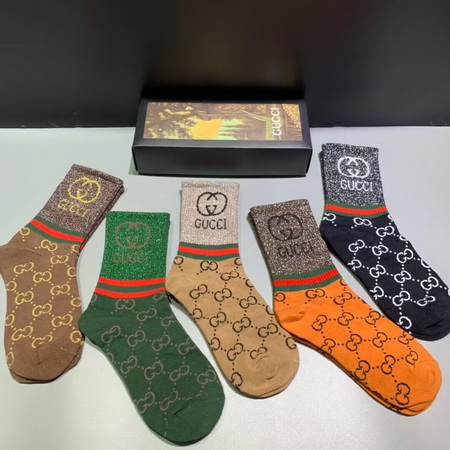 G*u*i socks(5 pairs)-378