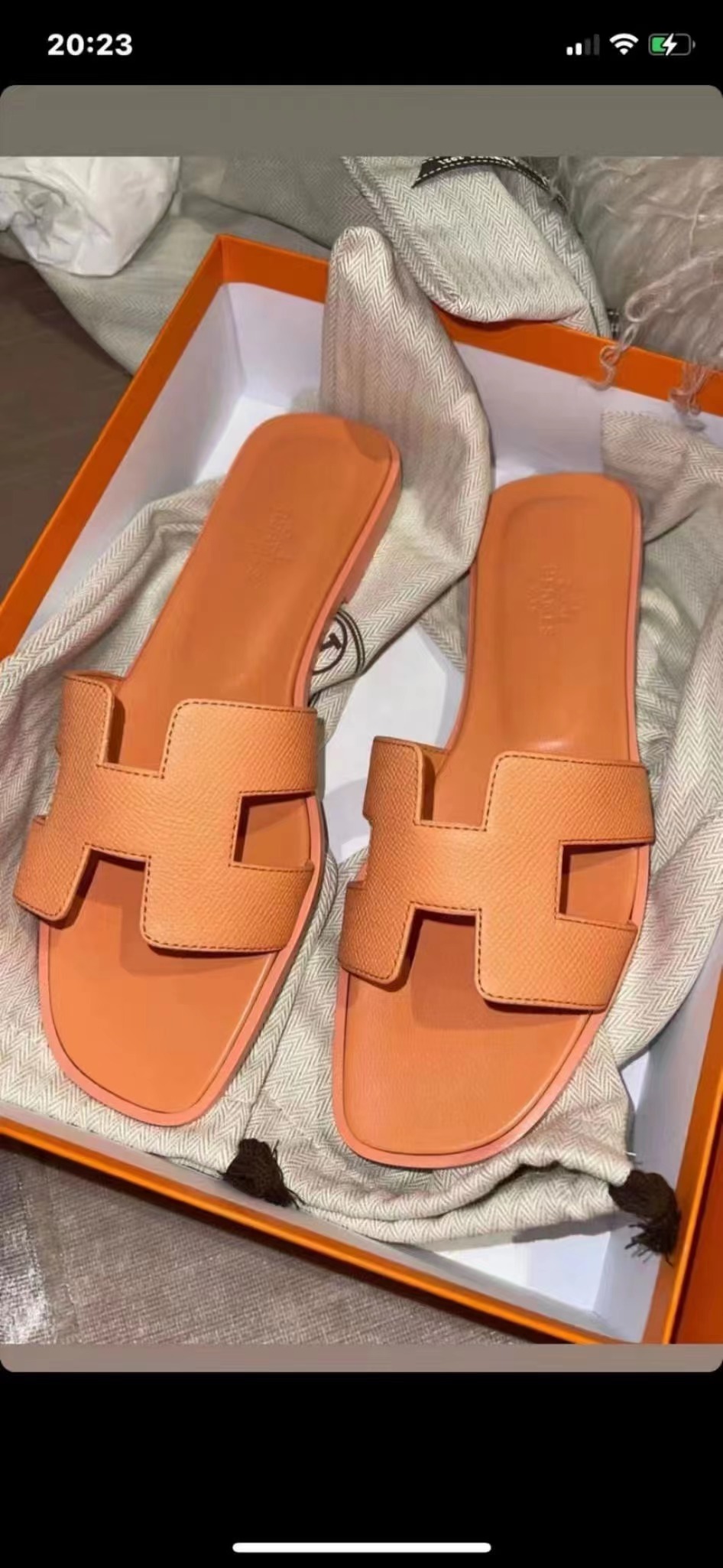 H**mes slippers women(aaa)-018
