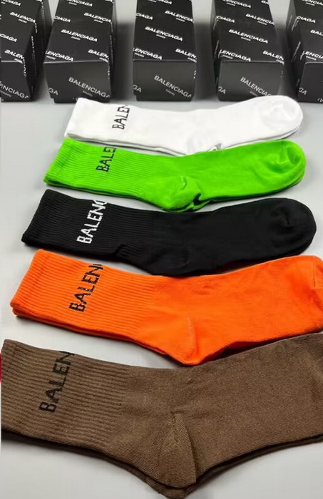Ba*len*cia*ga long socks(5 pairs)-001