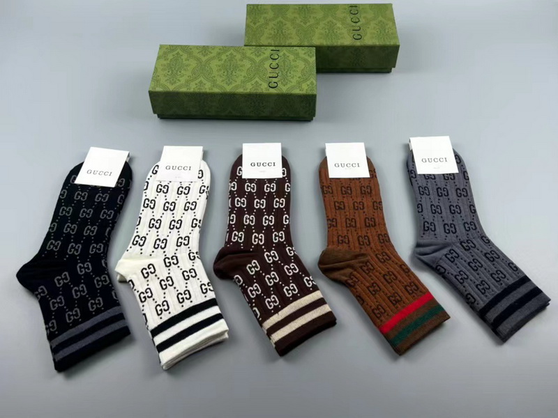 G*u*i socks(5 pairs)-357