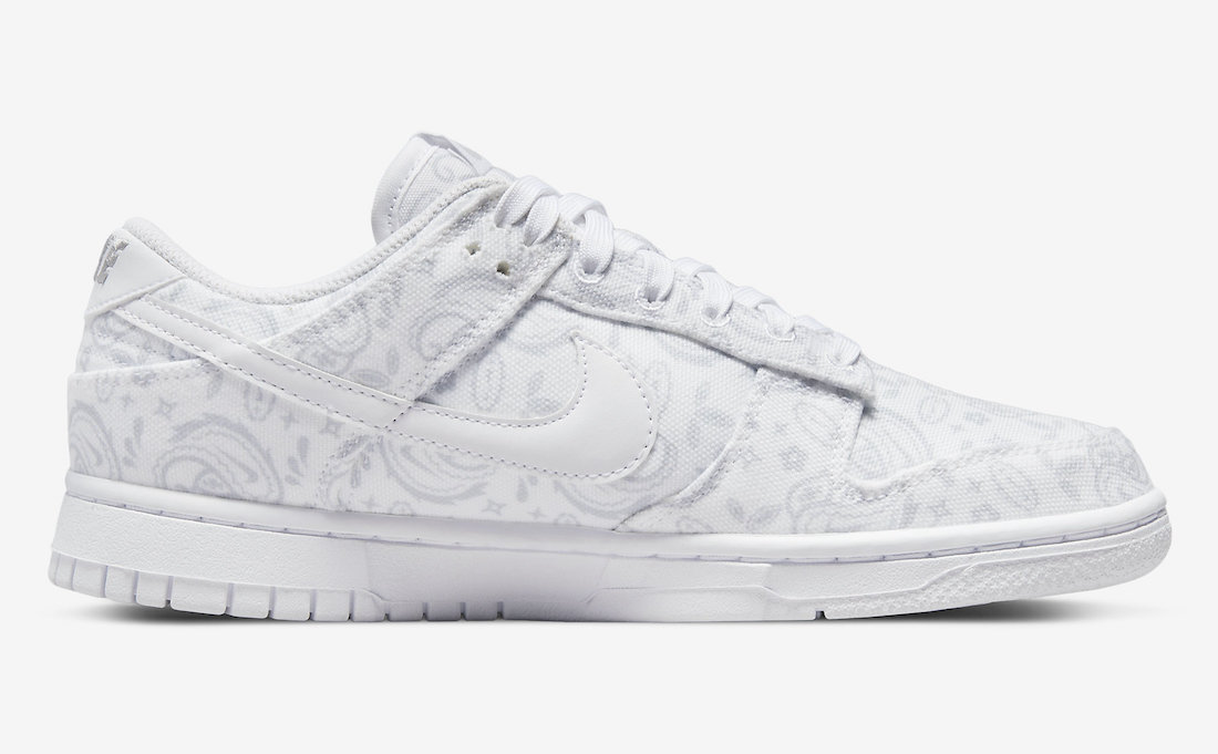 Nike Dunk Low White Paisley