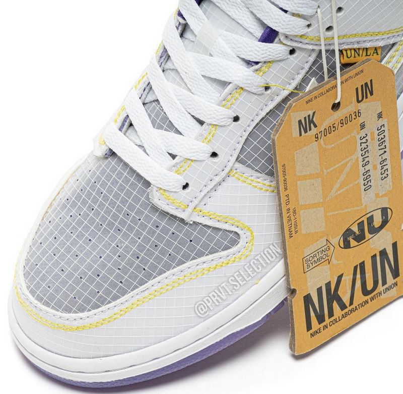 Union x Nike Dunk Low Court Purple Style
