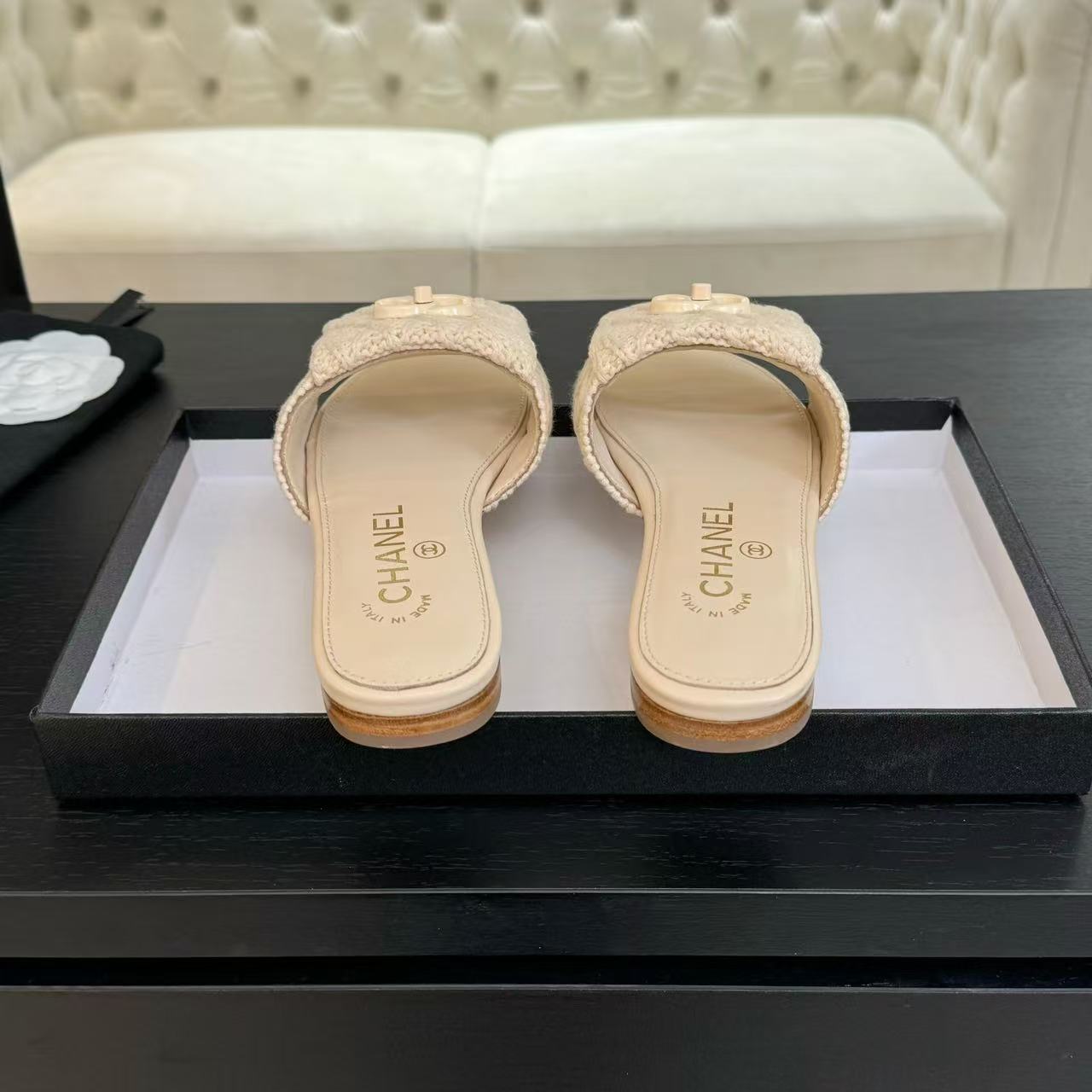 Ch*el slippers women(aaa)-014