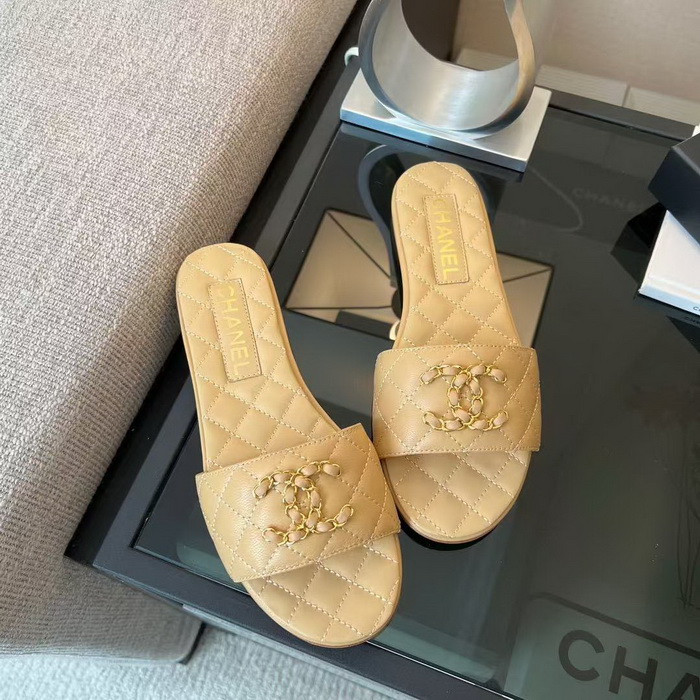 Ch*el slippers women(aaa)-007