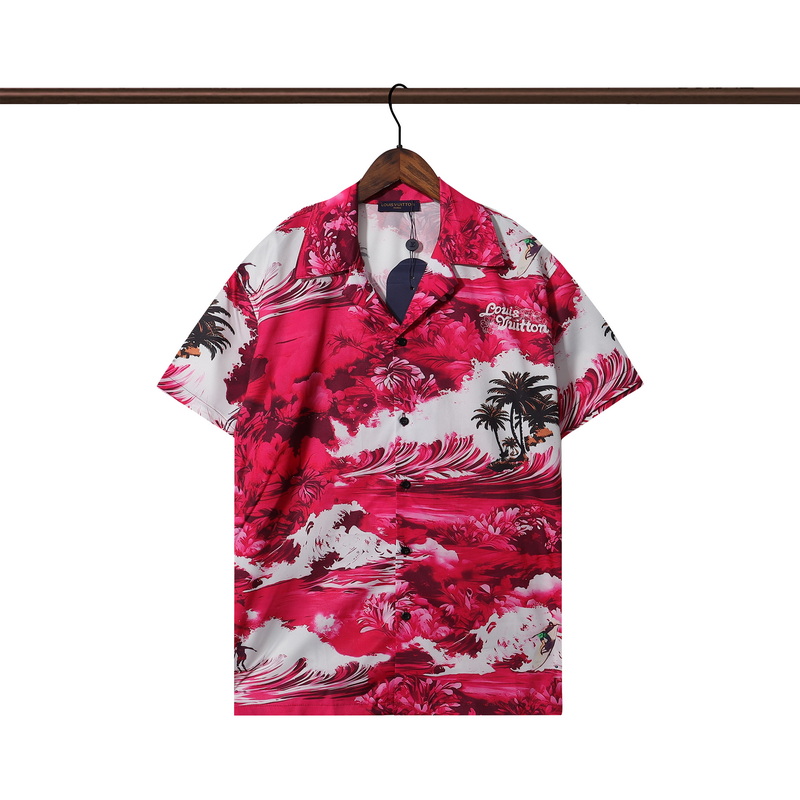 LV short shirt-163