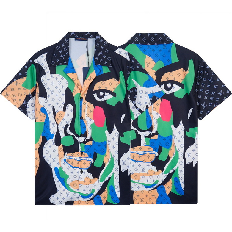 LV short shirt-151