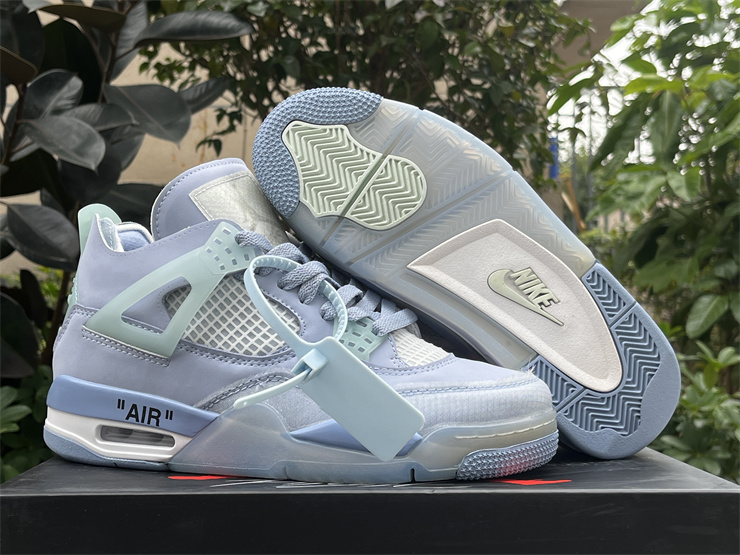 Air Jordan 4 OFF-WHITE x AJ4 Blue