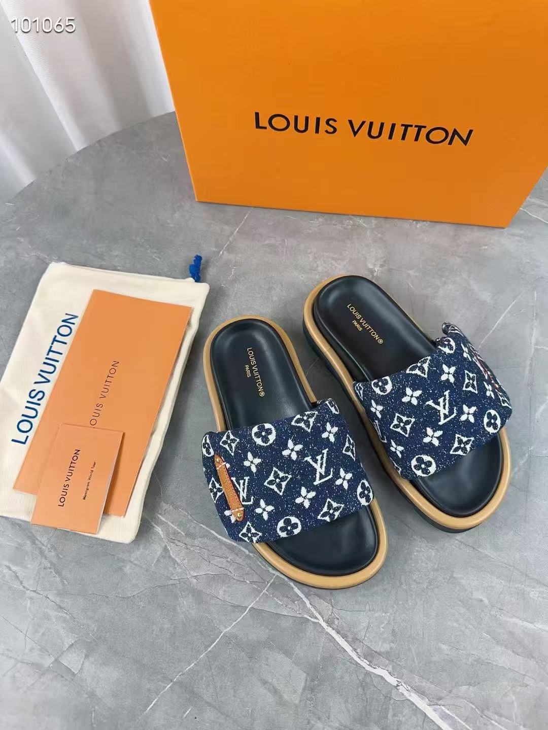 LV Slippers(AAA)-077