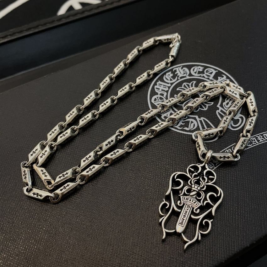 Ch*0me heart necklace-053