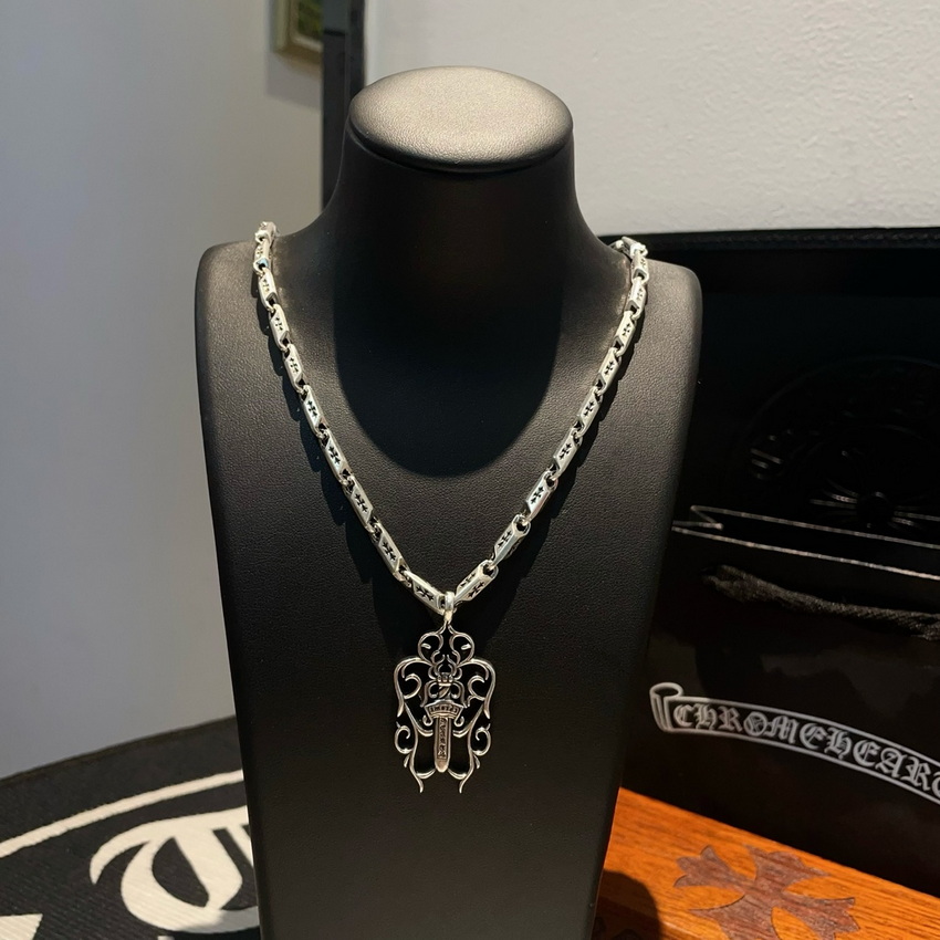 Ch*0me heart necklace-053