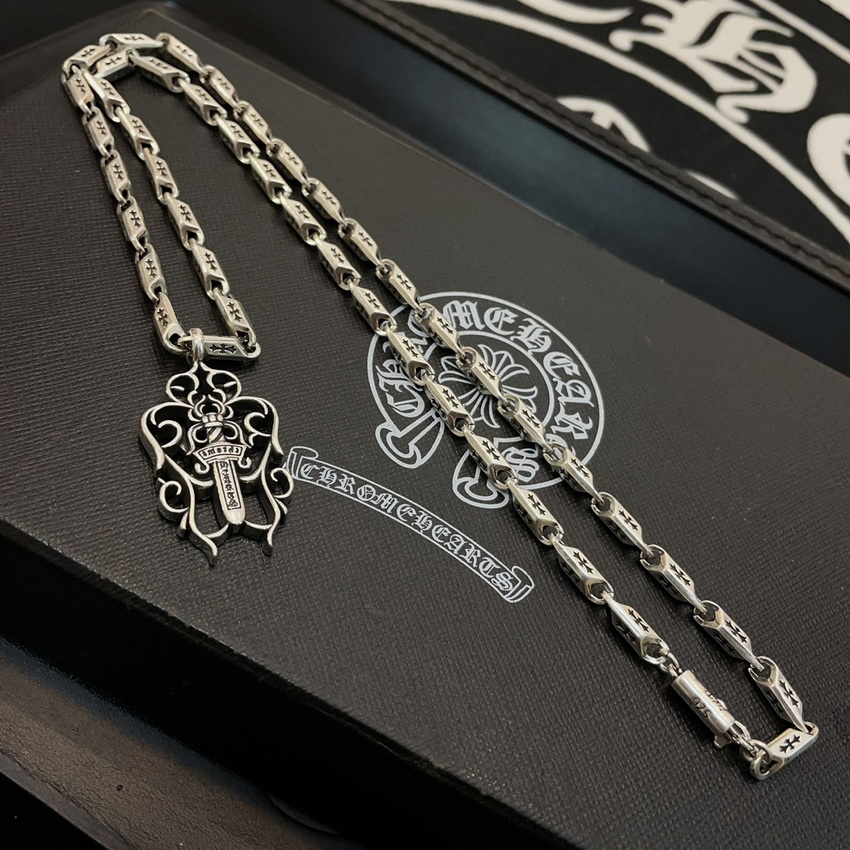 Ch*0me heart necklace-053