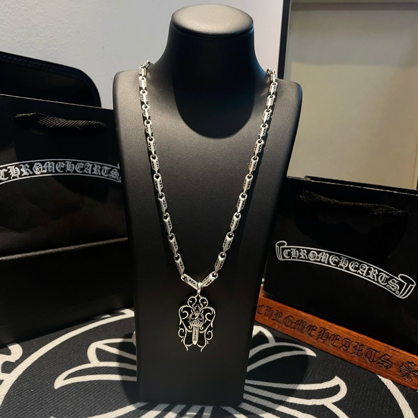 Ch*0me heart necklace-053