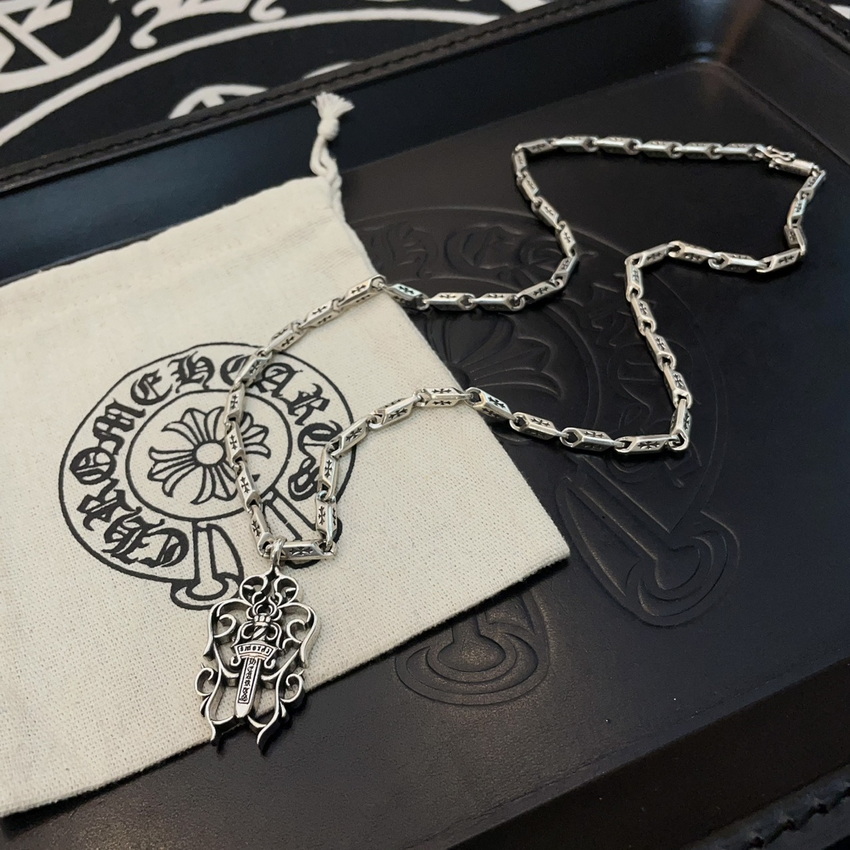 Ch*0me heart necklace-053
