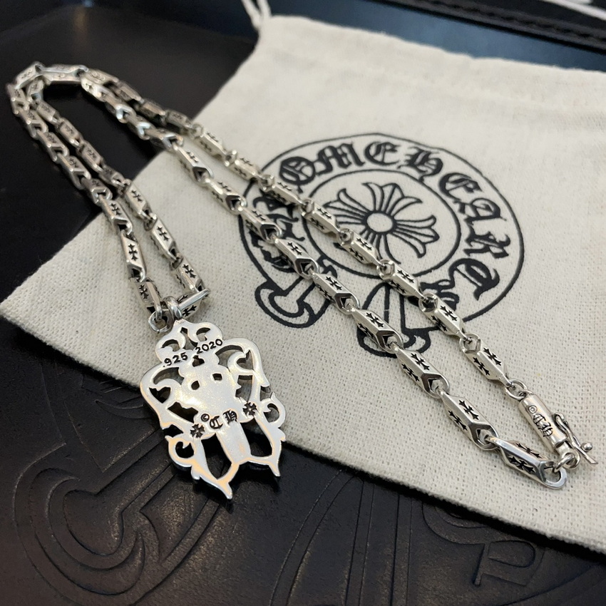 Ch*0me heart necklace-053