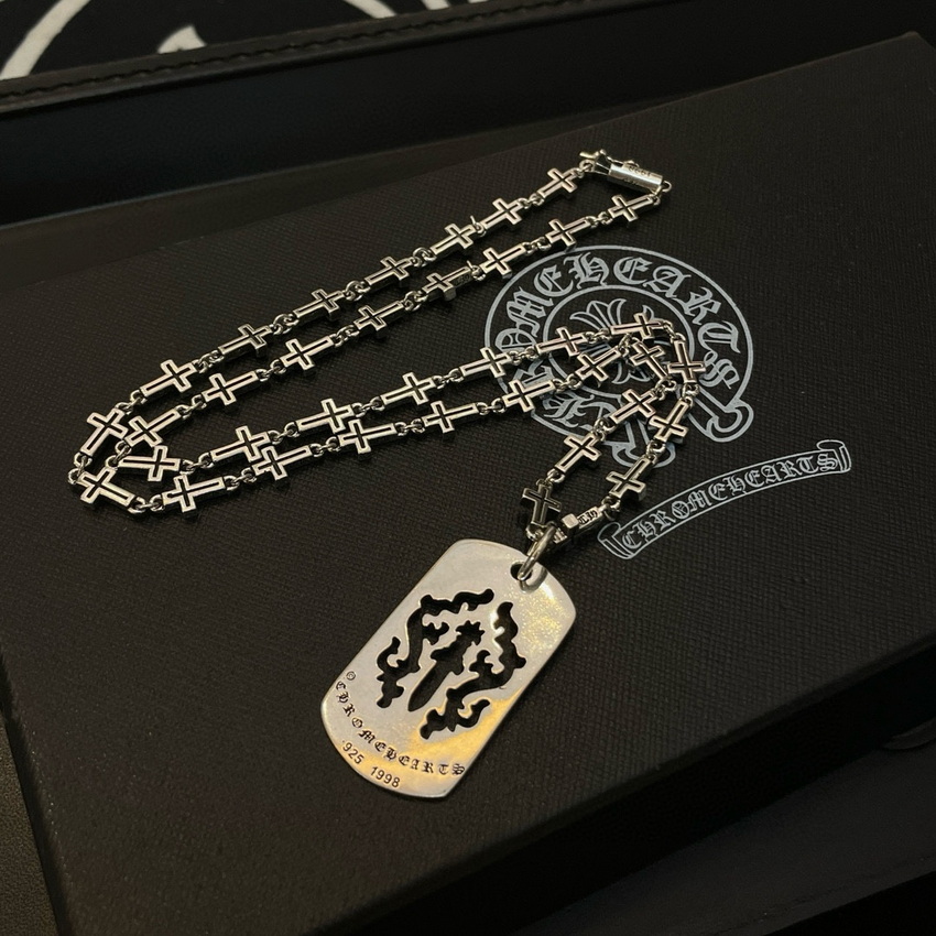 Ch*0me heart necklace-054