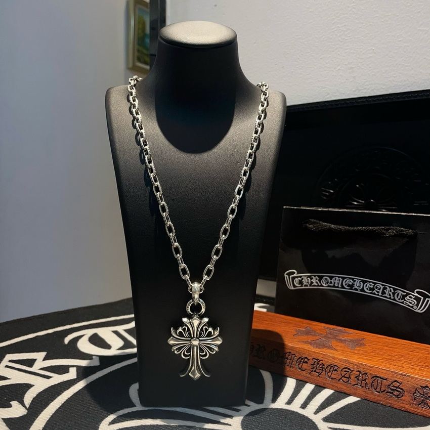 Ch*0me heart necklace-058