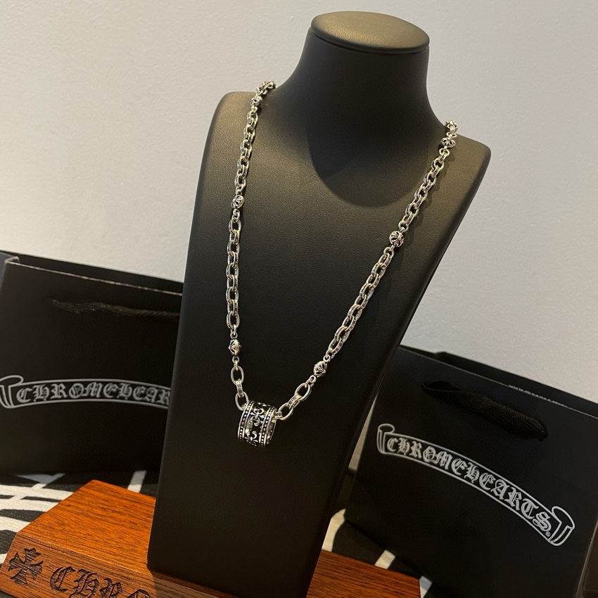Ch*0me heart necklace-059