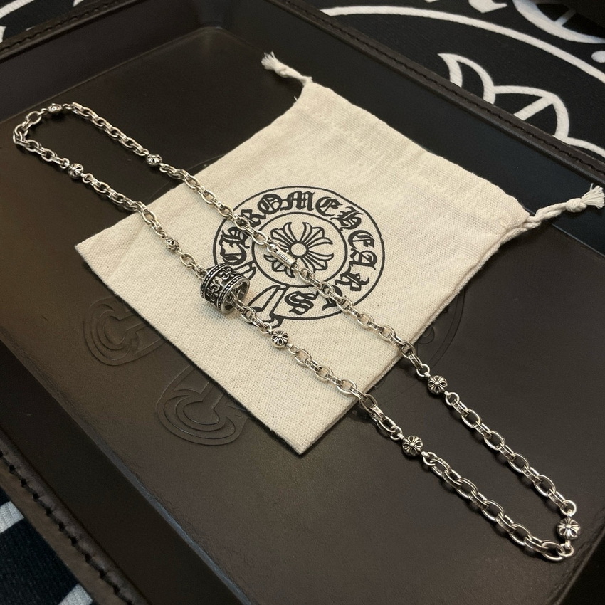 Ch*0me heart necklace-059