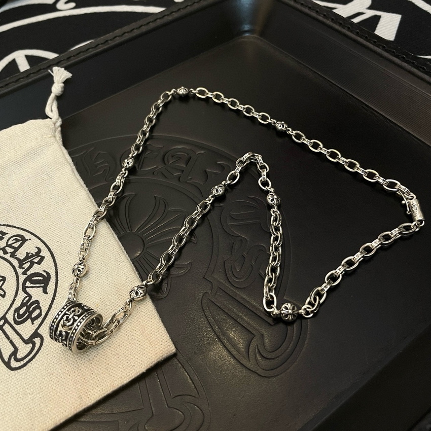 Ch*0me heart necklace-059