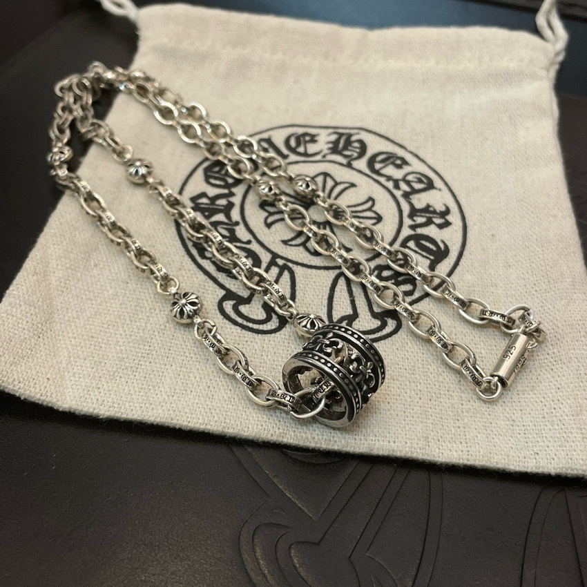 Ch*0me heart necklace-059