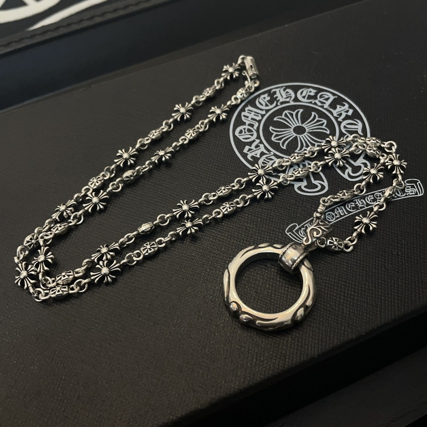 Ch*0me heart necklace-064