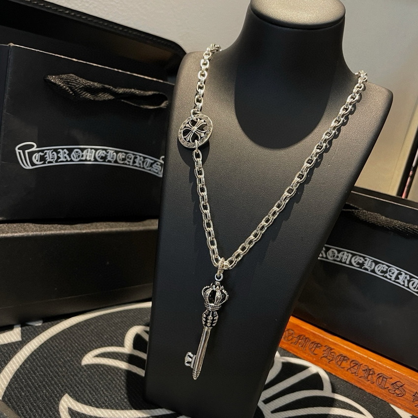 Ch*0me heart necklace-069