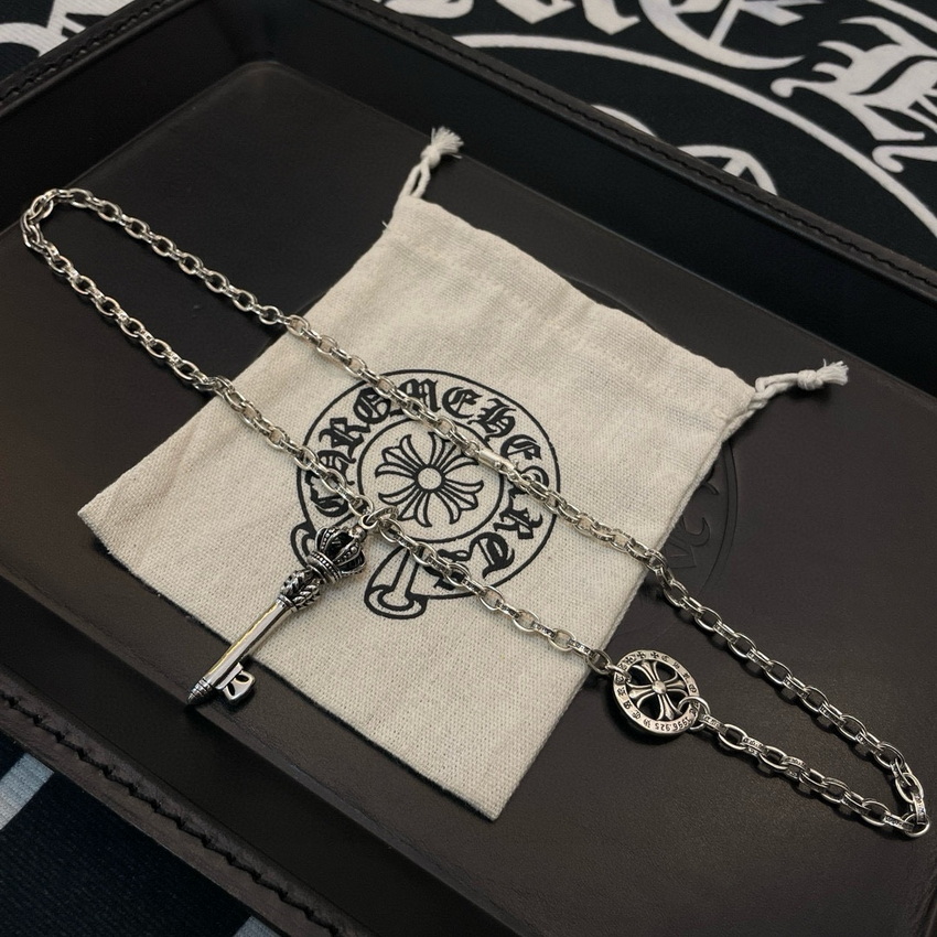 Ch*0me heart necklace-069