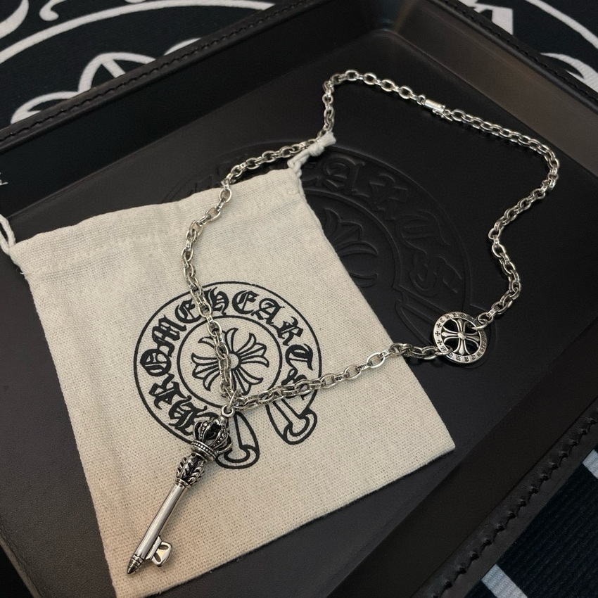 Ch*0me heart necklace-069