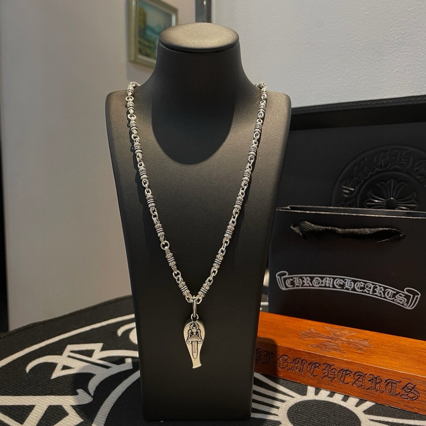 Ch*0me heart necklace-072
