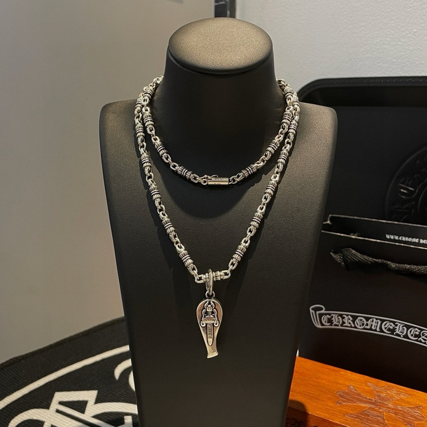 Ch*0me heart necklace-072