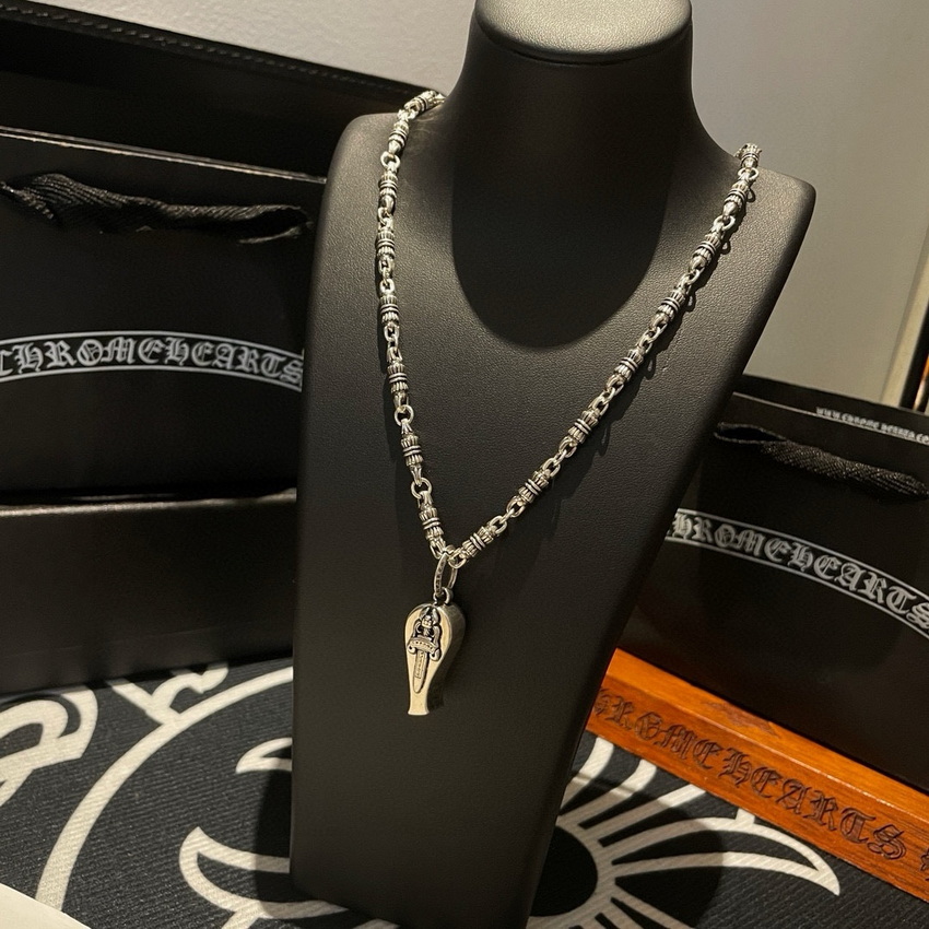 Ch*0me heart necklace-072