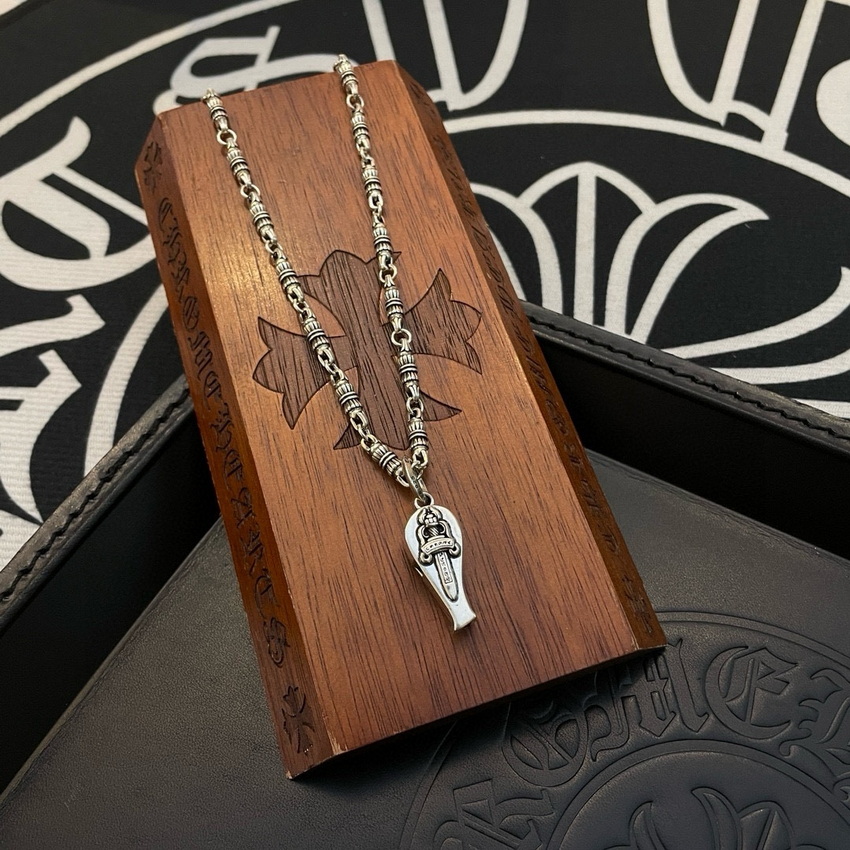Ch*0me heart necklace-072