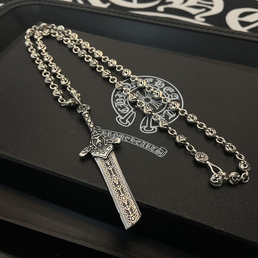 Ch*0me heart necklace-075