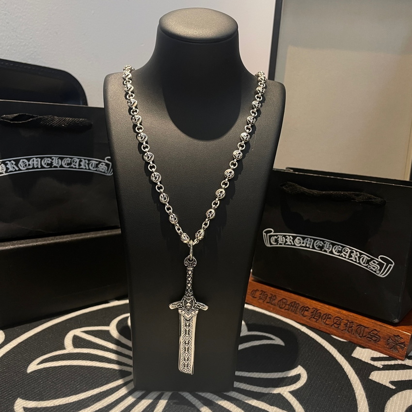 Ch*0me heart necklace-075