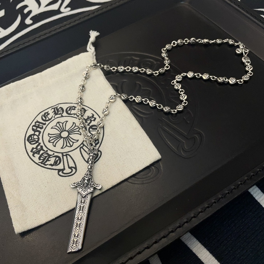 Ch*0me heart necklace-075