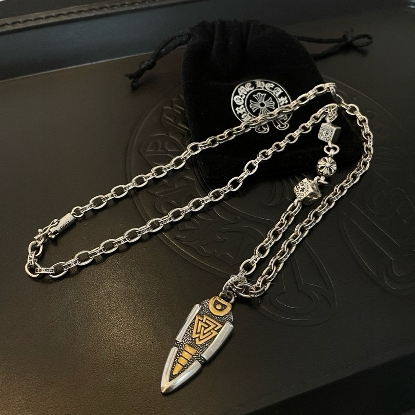 Ch*0me heart necklace-077