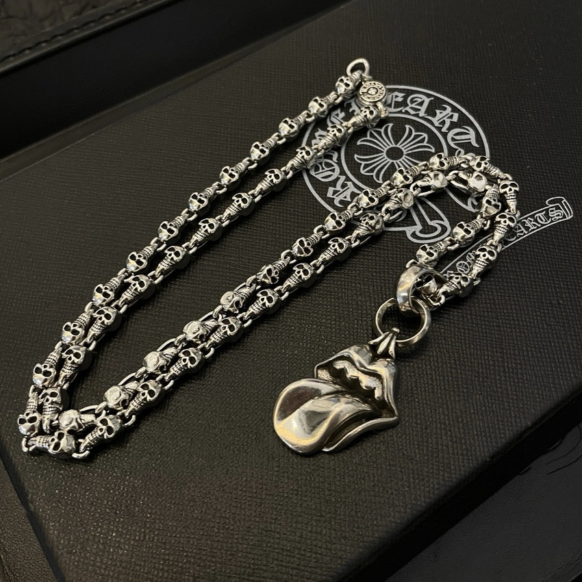 Ch*0me heart necklace-079