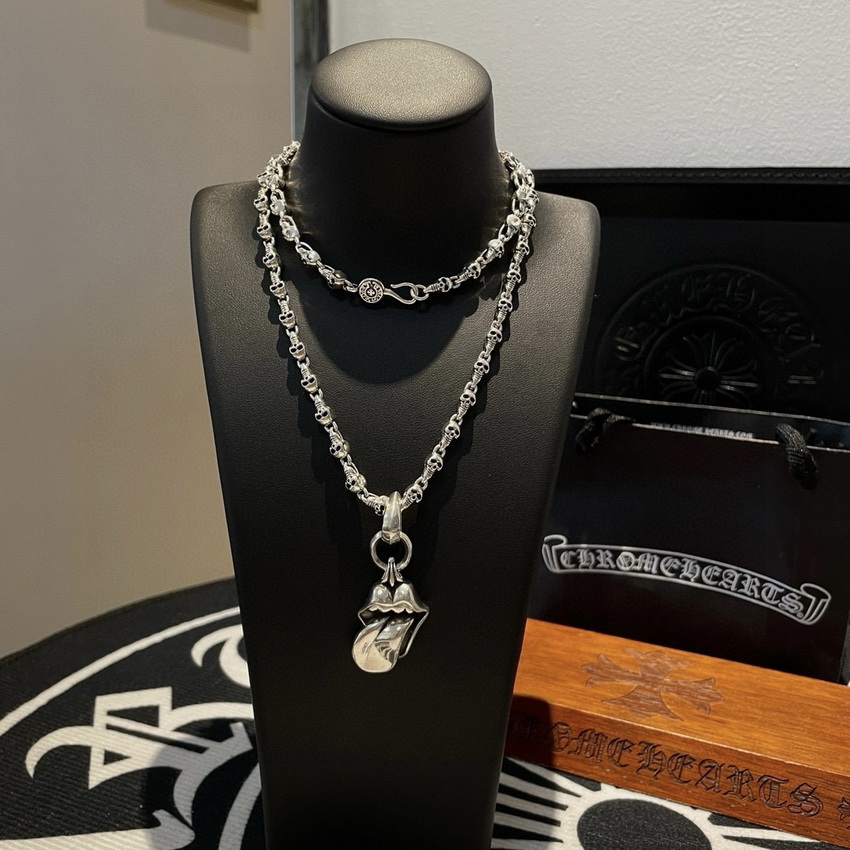 Ch*0me heart necklace-079