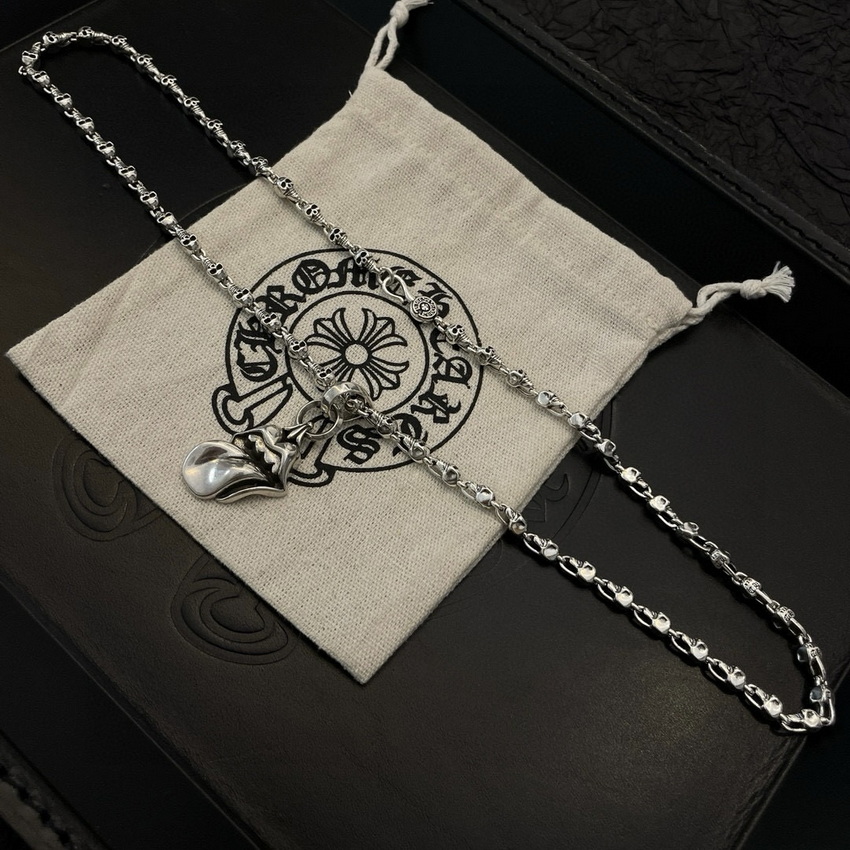 Ch*0me heart necklace-079