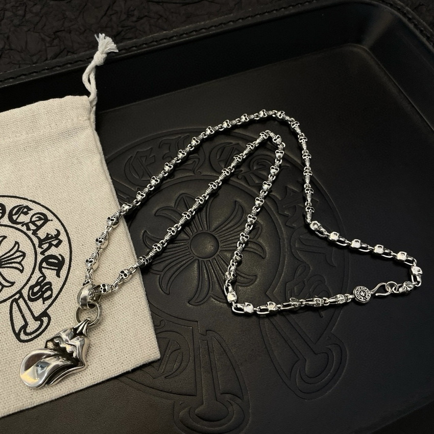Ch*0me heart necklace-079