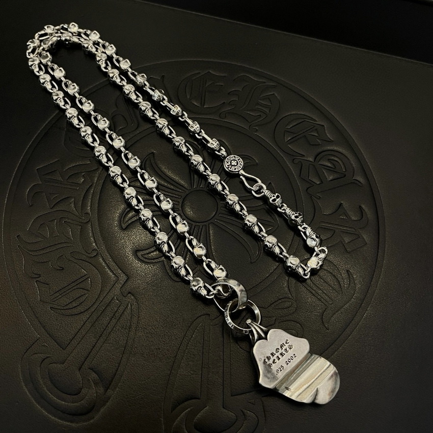 Ch*0me heart necklace-079