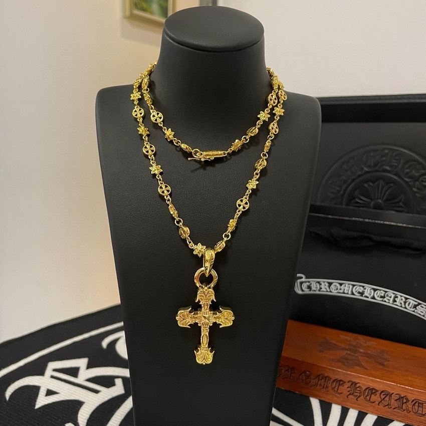 Ch*0me heart necklace-084