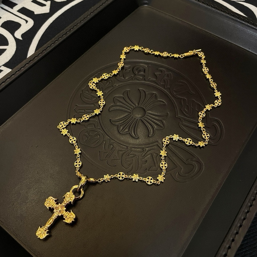 Ch*0me heart necklace-084