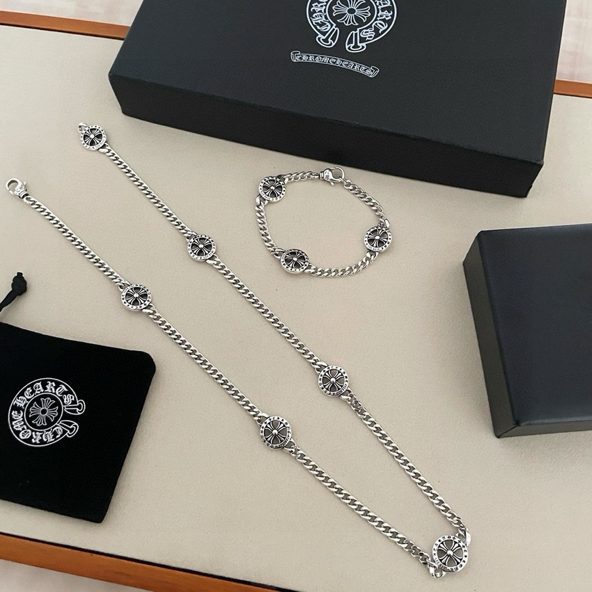 Ch*0me heart necklace-088