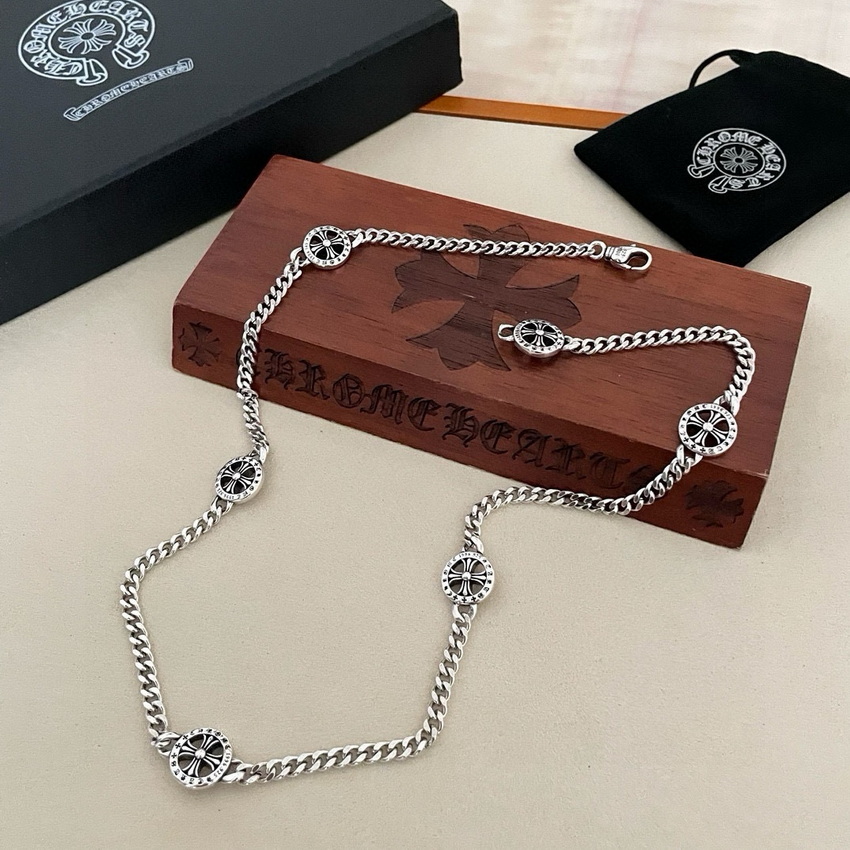 Ch*0me heart necklace-088